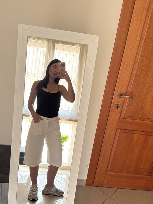 34. BERMUDA BAGGY WHITE 19.99€ - IG01
