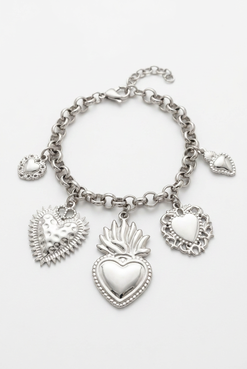 Bracciale cuore sacro,