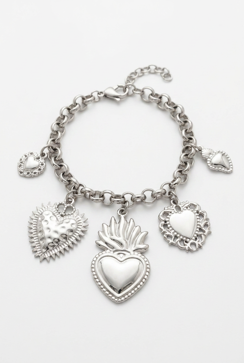 Bracciale cuore sacro,
