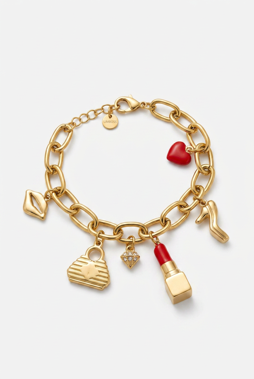 Bracciale vanity, acciaio.
