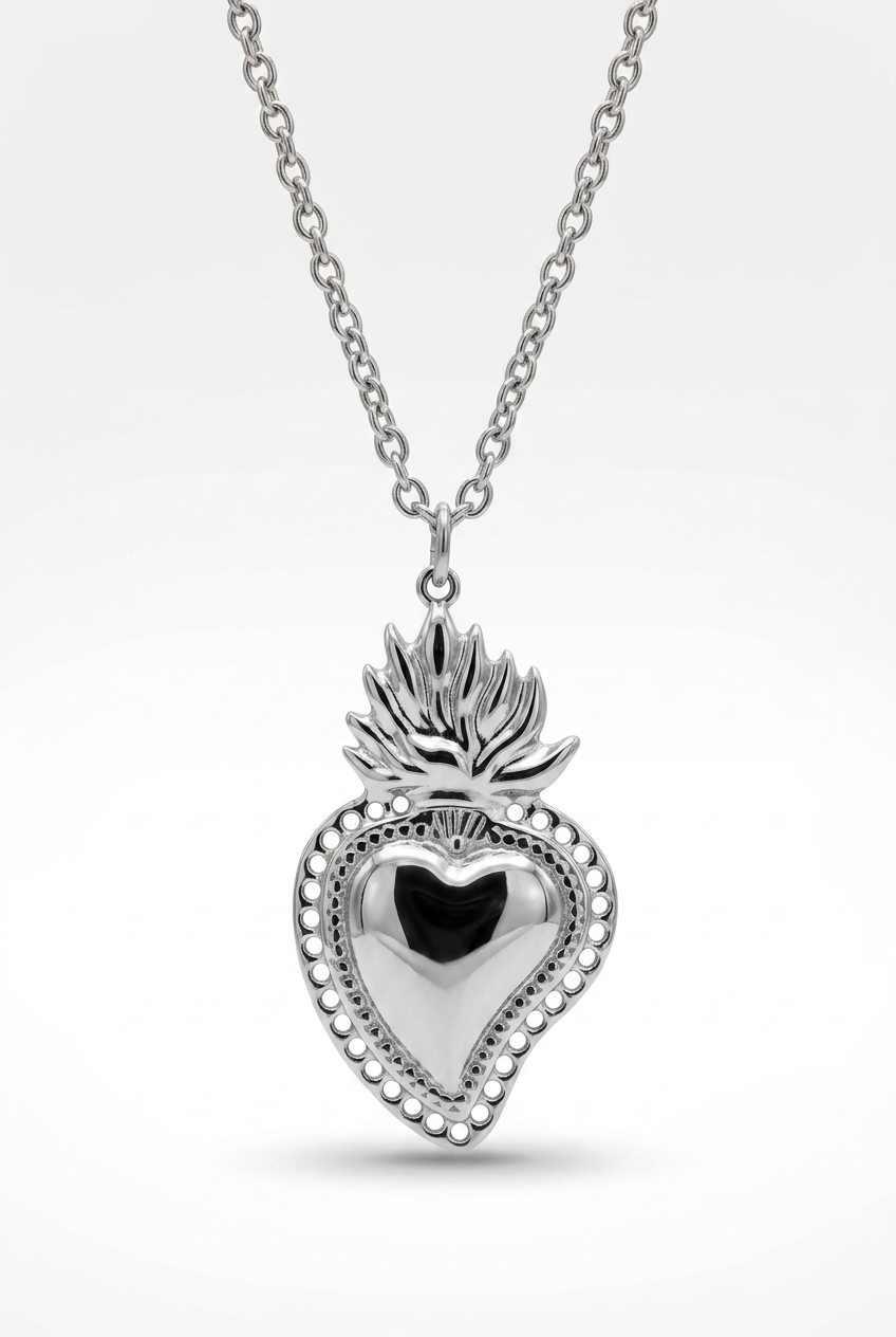 Collana cuore sacro,