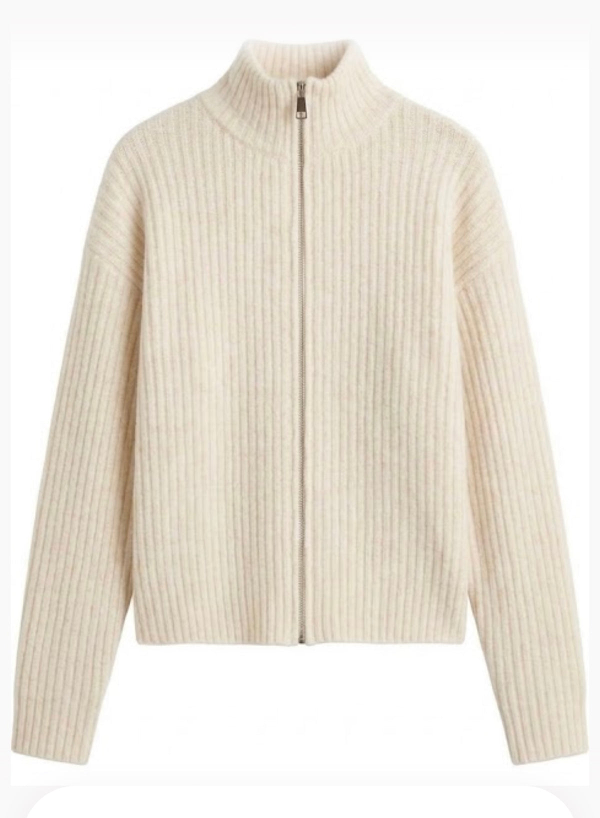 CARDIGAN MORBIDO CON ZIP