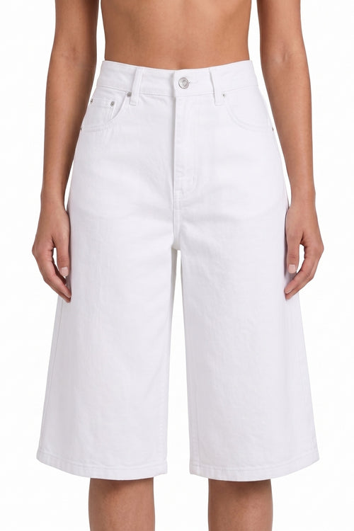 Bermuda Baggy White — packshot e-commerce Angel's Club Roma