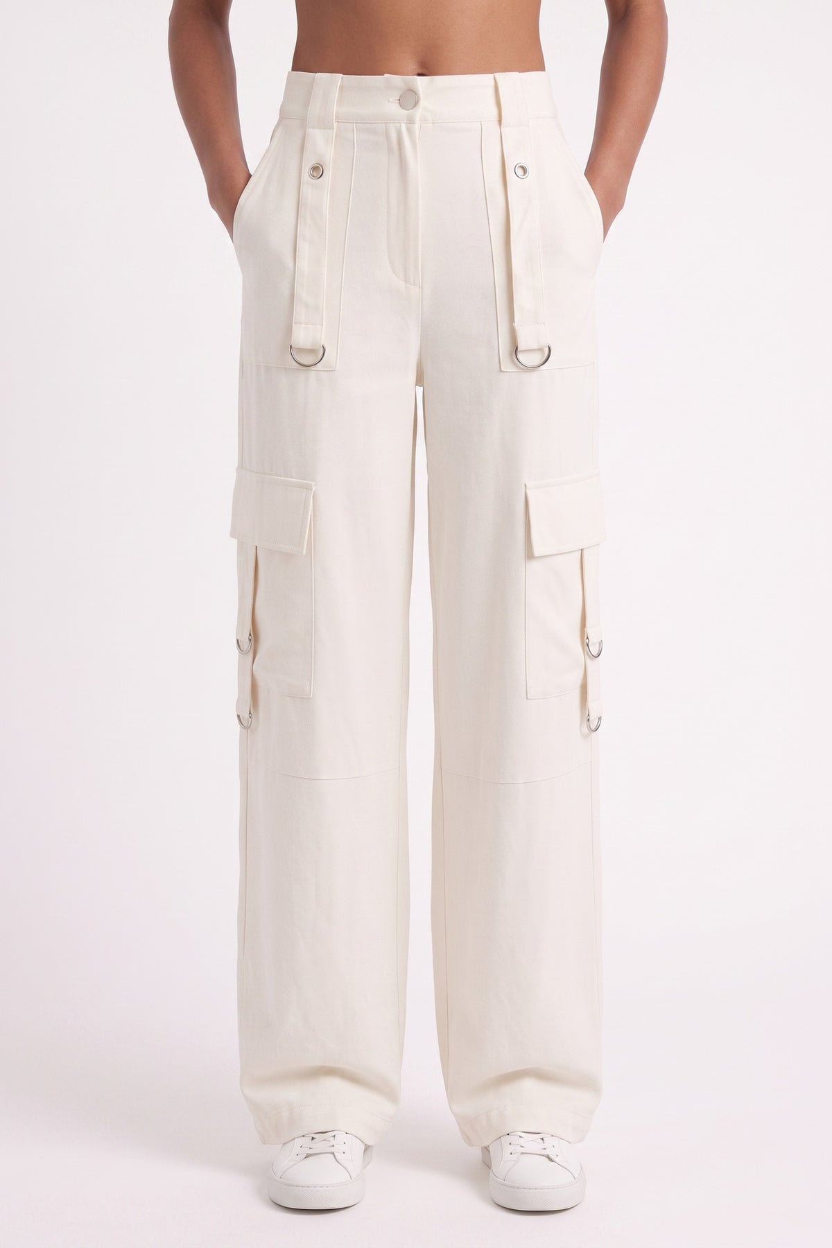 Pantalone Studyo Bianco — packshot e-commerce Angel's Club Roma