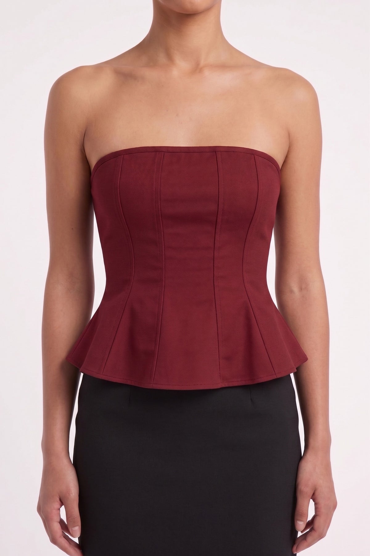 Top Bajana Rosso — packshot e-commerce Angel's Club Roma